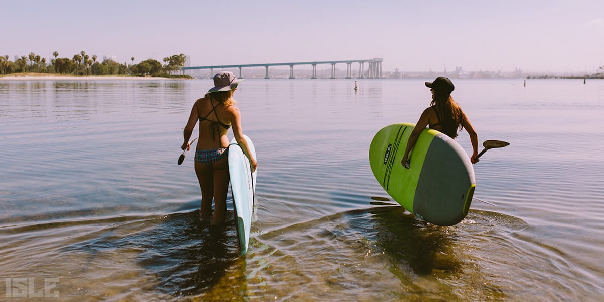 Paddle boarding San Diego