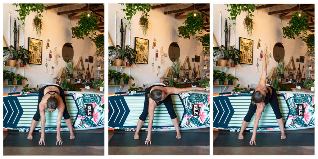 paddle board stretches