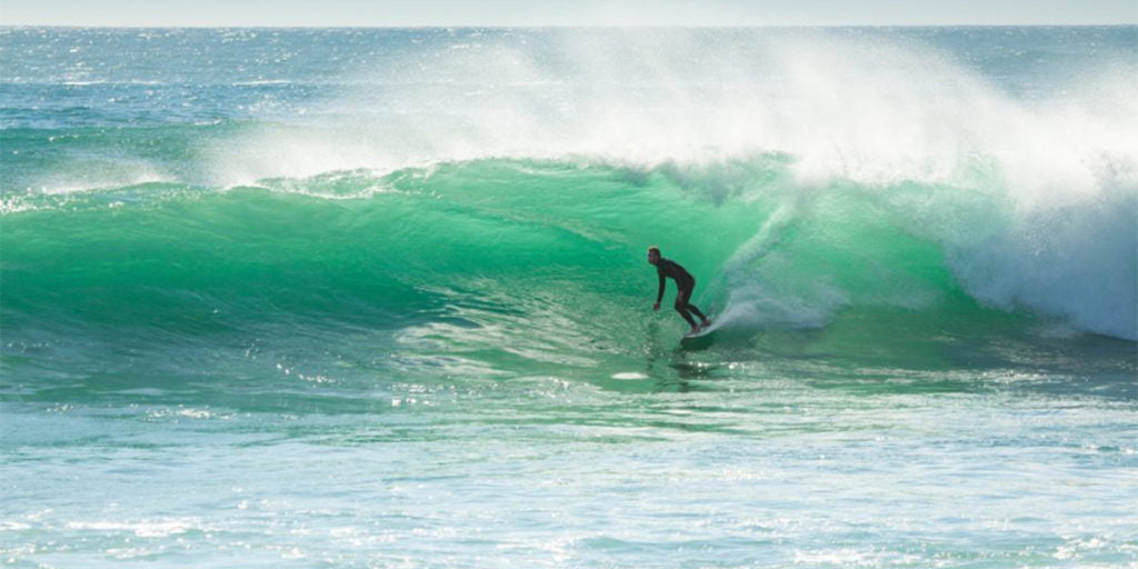 offshore wind surfer