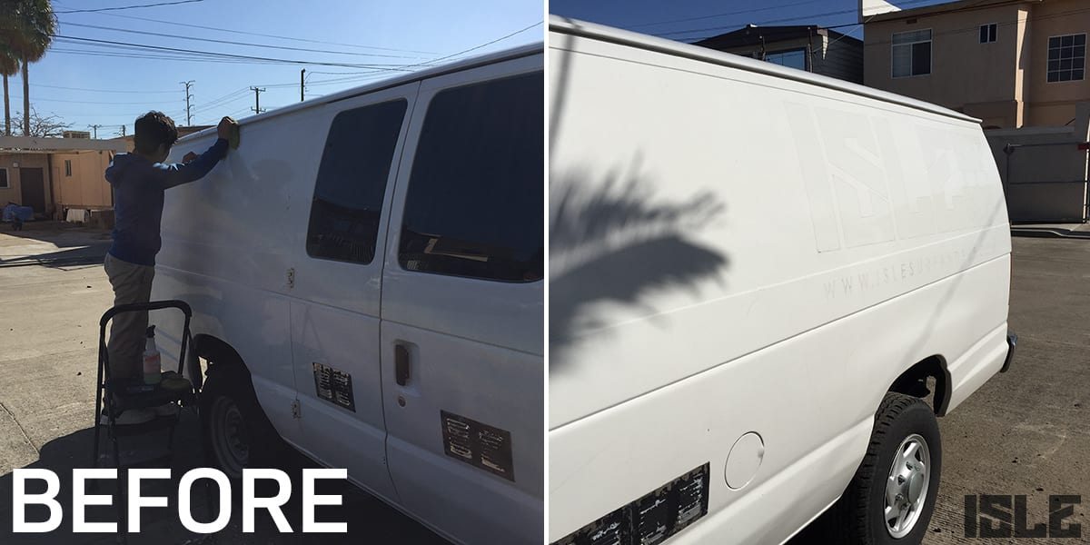 Van conversion paint job