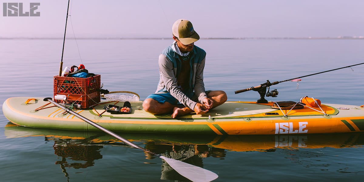 Stand up paddle board fishing