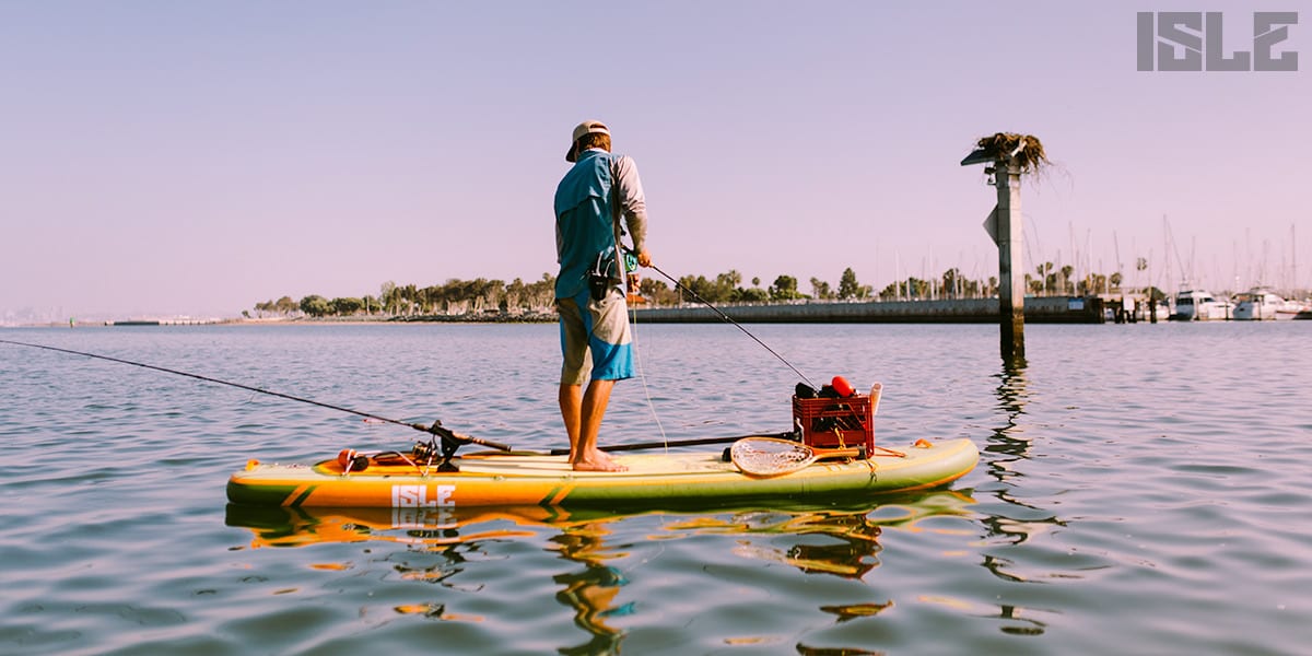 Fishing paddle board