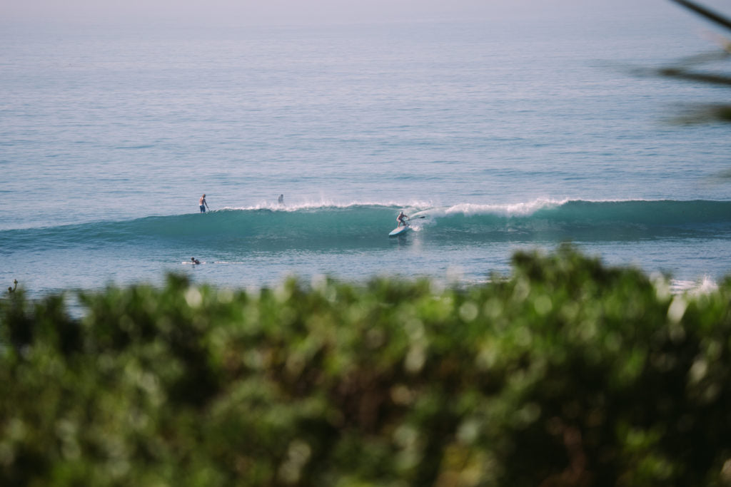 how to paddle out in big surf SUP